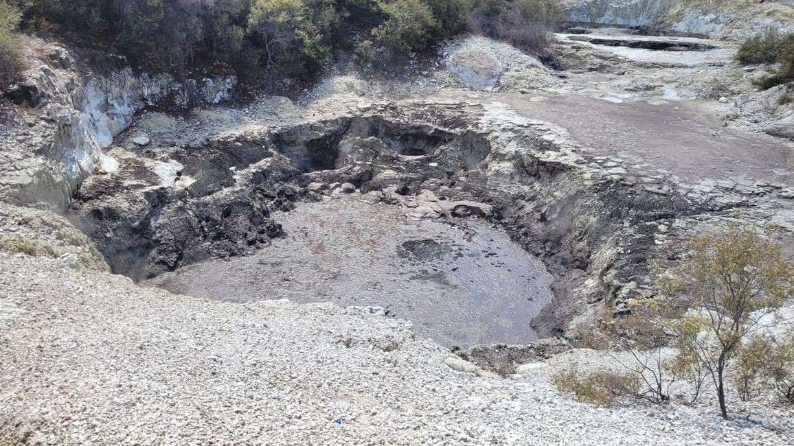 In Wai-O-Tapu National Park and at Lady Knox