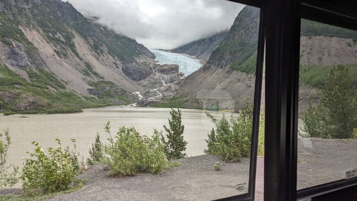 Bear Glacier - Ausblick beim MIttagessen