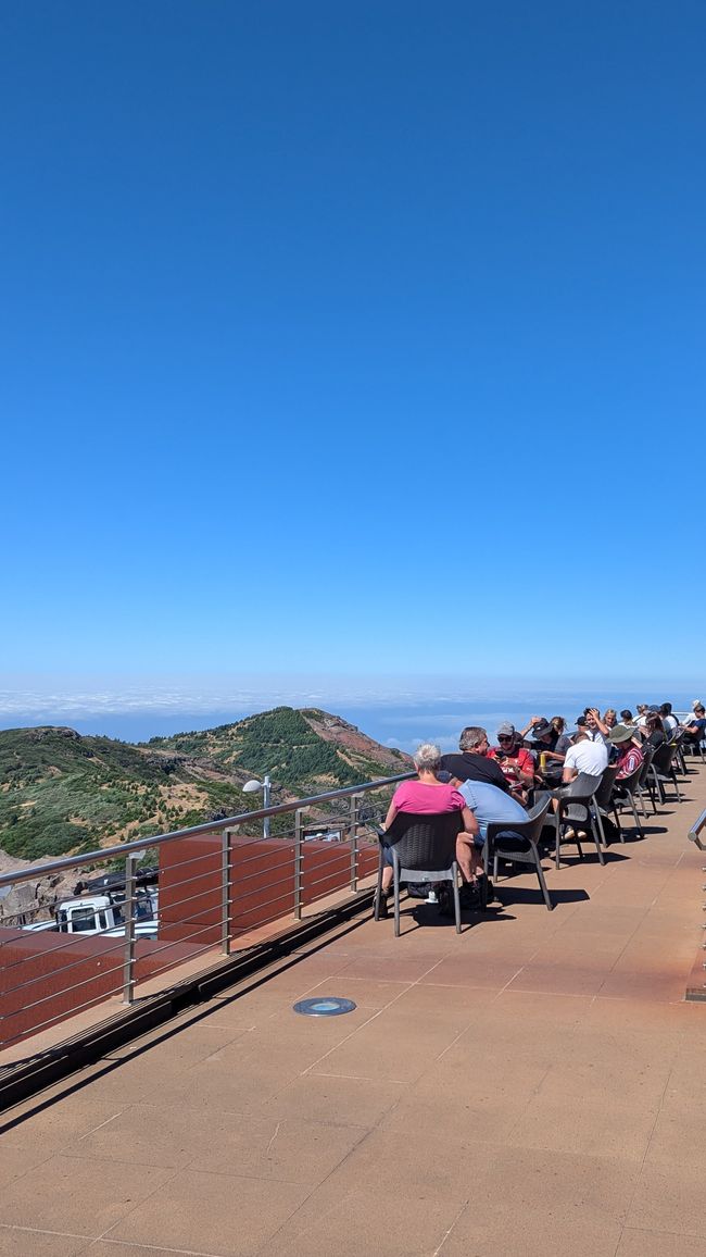 Terrasse über den Wolken