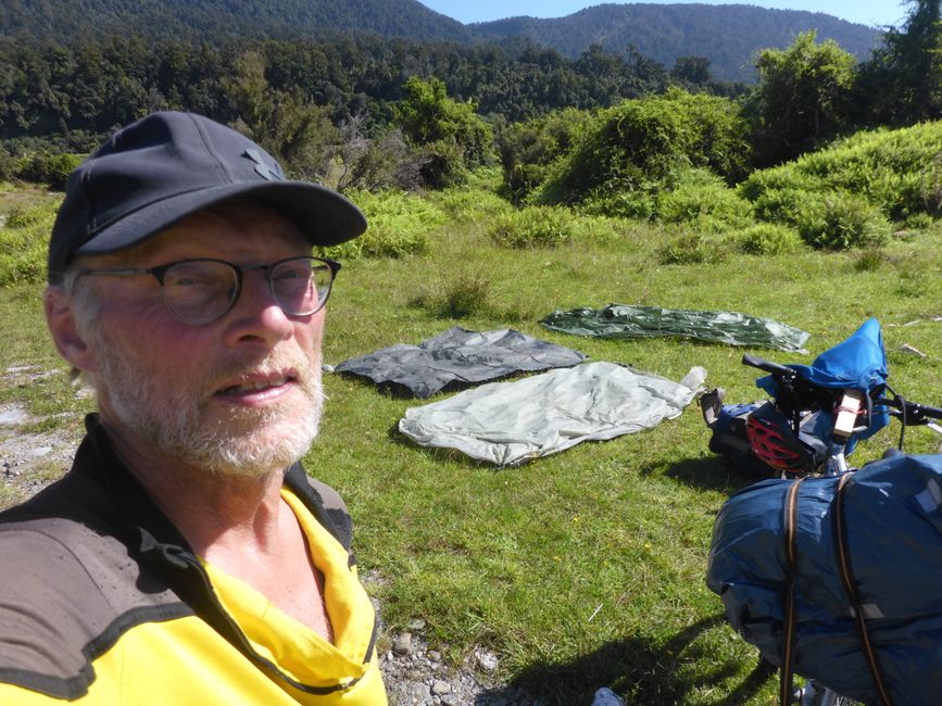 Fin de Copland. Tente sèche et rangée