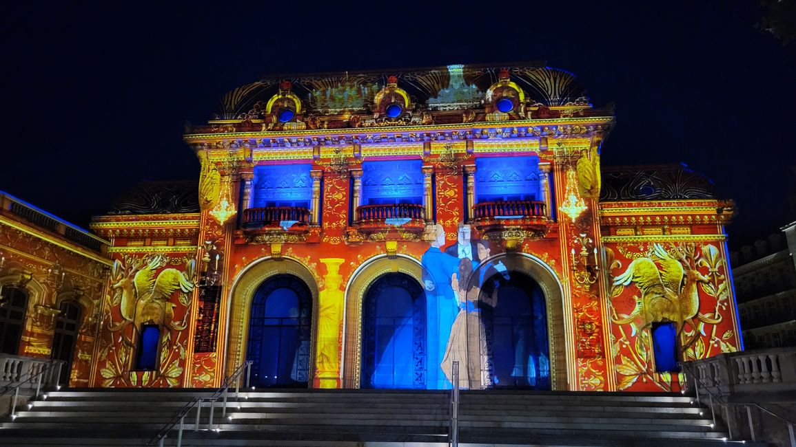 Lichtershow "son et lumières"