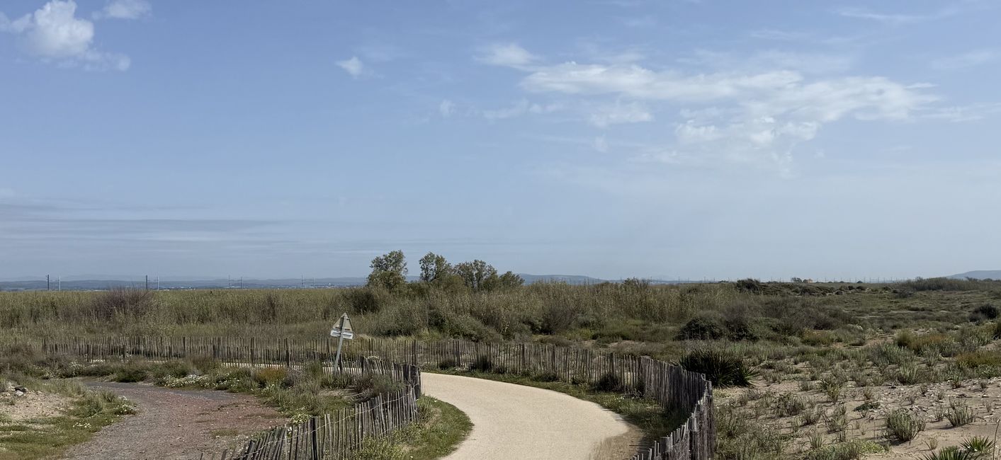 Piste cyclable Sète - Marseillan