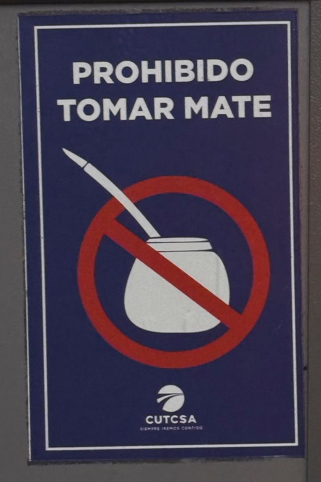 NO hay mate en el autobús (pero en todas partes más)