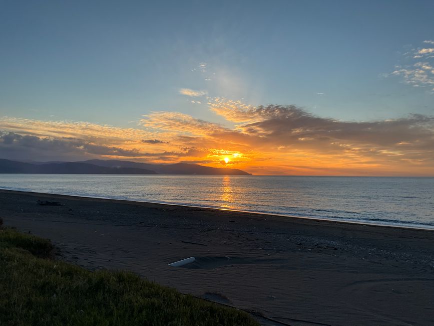 Sonnenuntergang am einen Ende