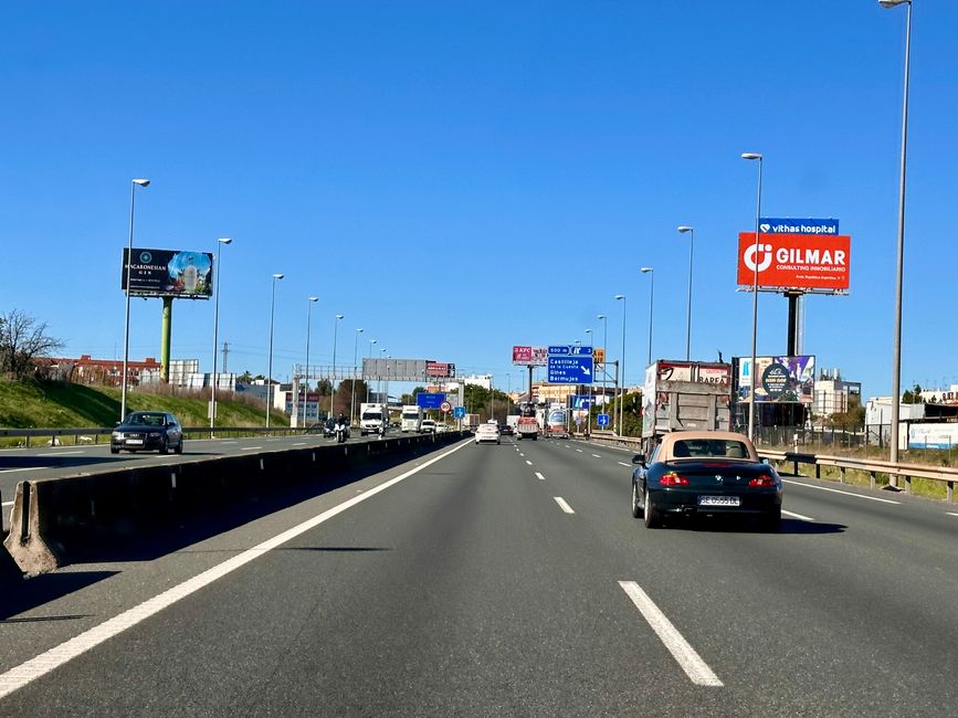 Von Mérida nach Albufeira, Algarve 