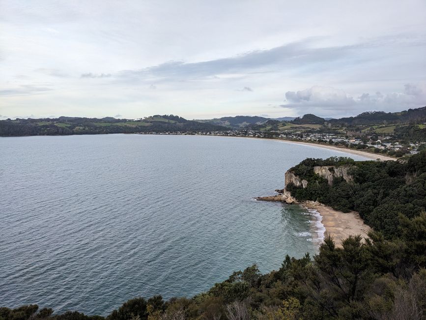 Cooks bay from Shakespeare cliff lookout.