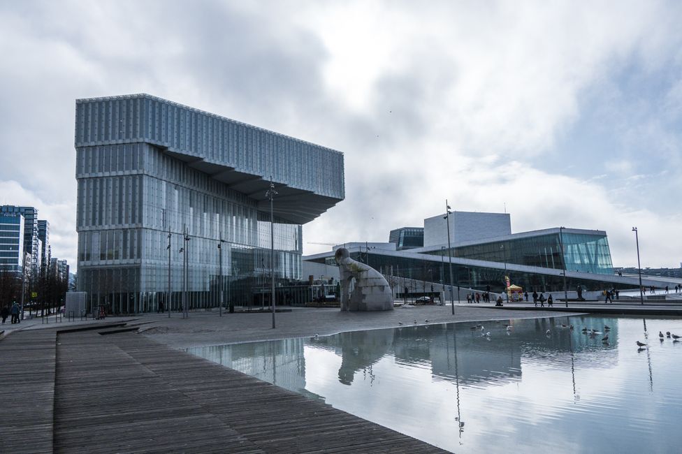Bjørvika - Deichman-Bibliothek und Oper