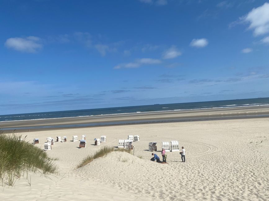 Hundestrand mit wenigen Menschen
