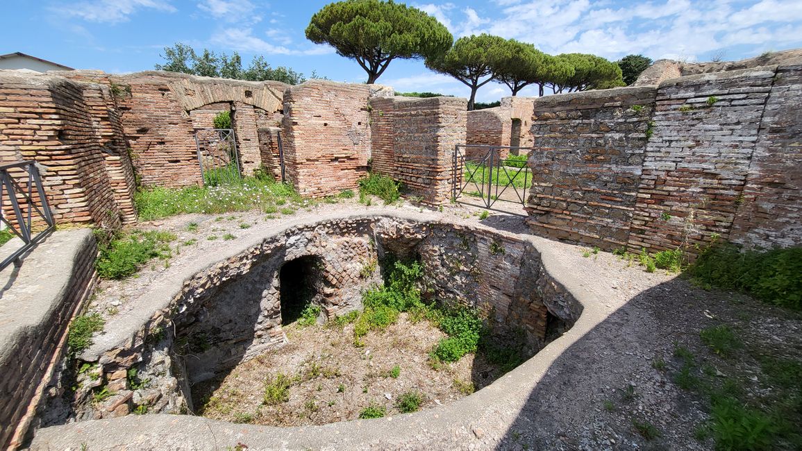 The ancient port city of Ostia
