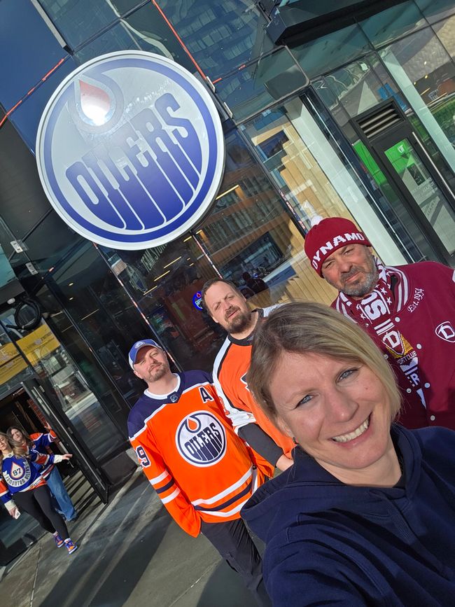 Edmonton, siamo arrivati