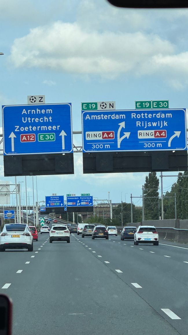 Fahrt nach Rotterdam