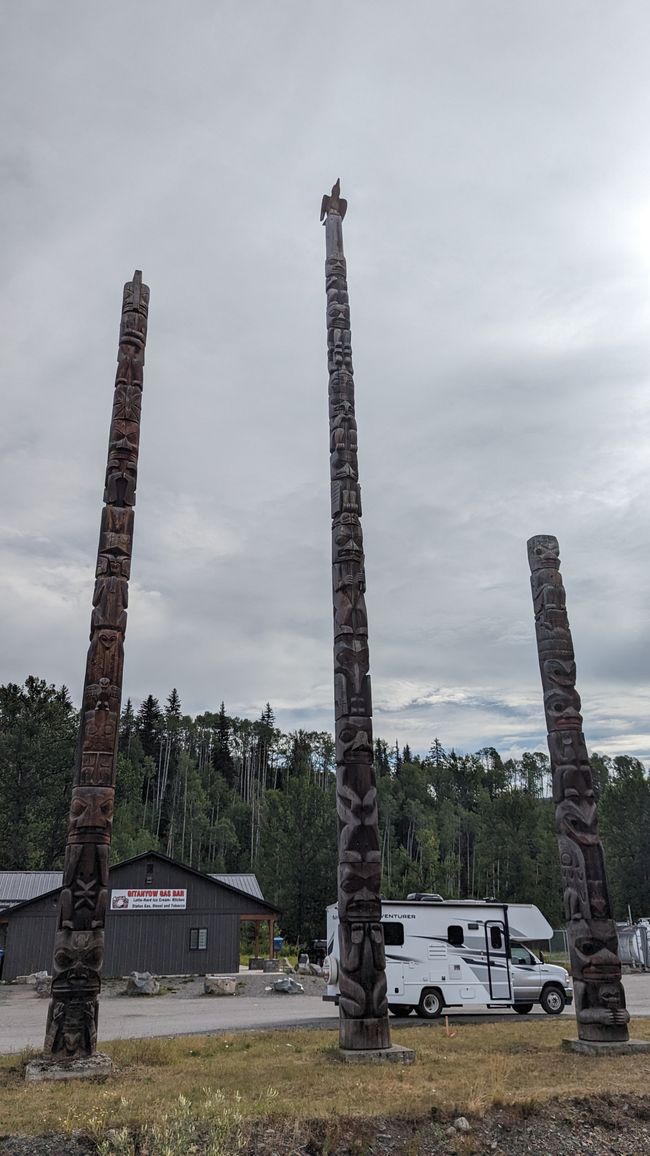 Gitanyow Totem Poles