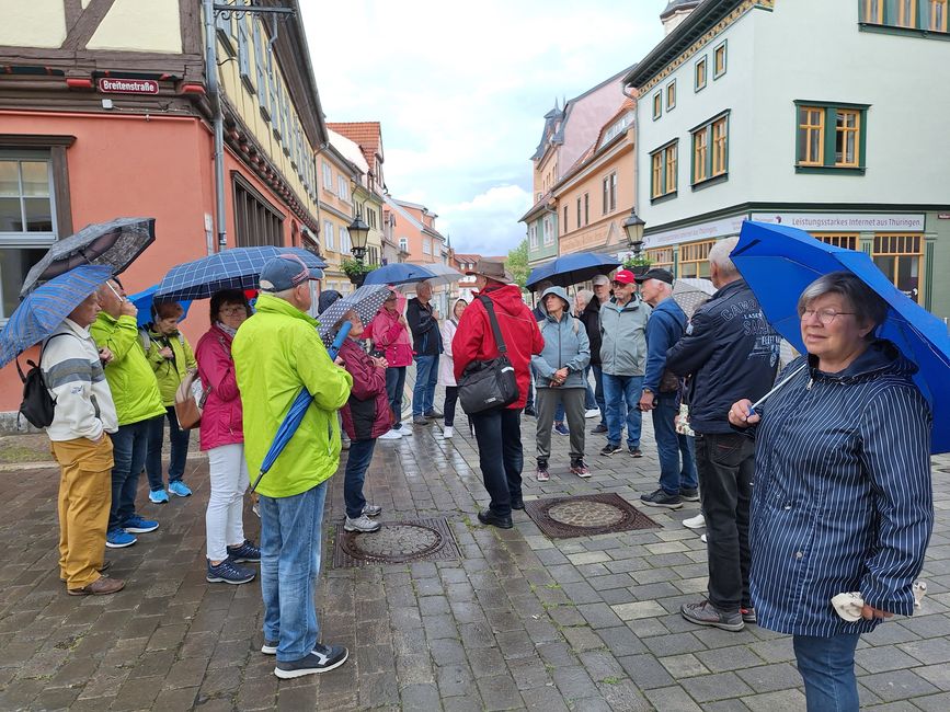 Visita a la ciudad imperial medieval de Mühlhausen
