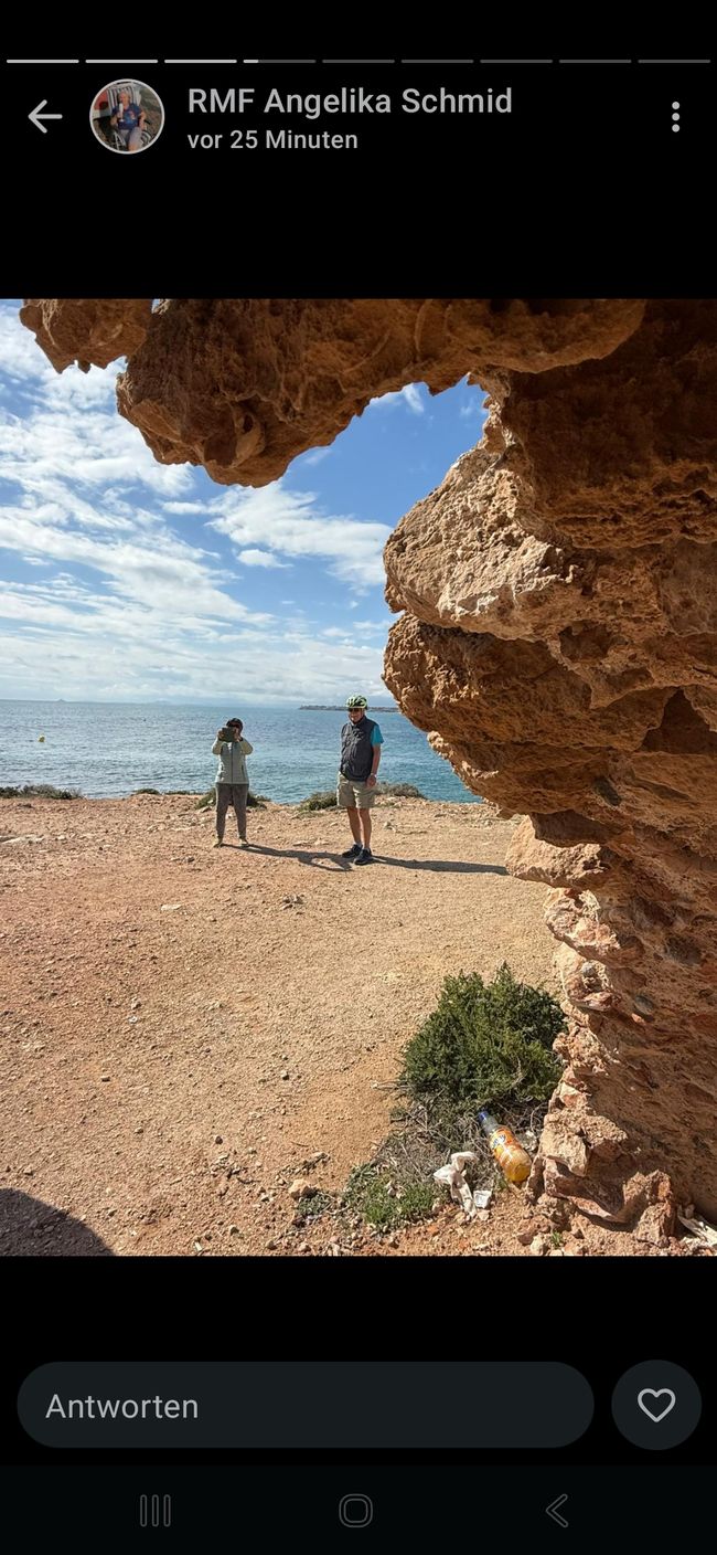 Am Strand von Torrevieja