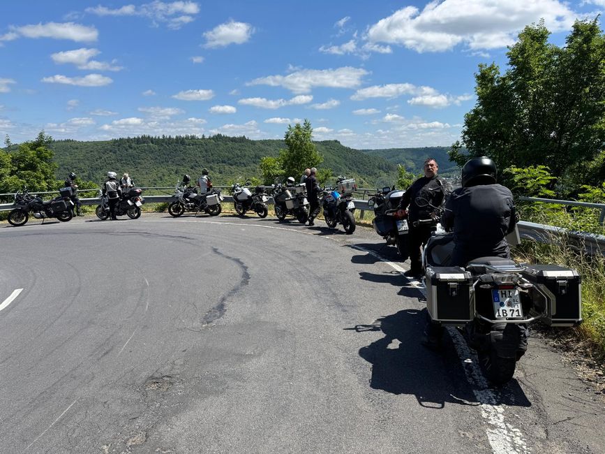 Die Route durch die Vulkaneifel am 30.05.2025