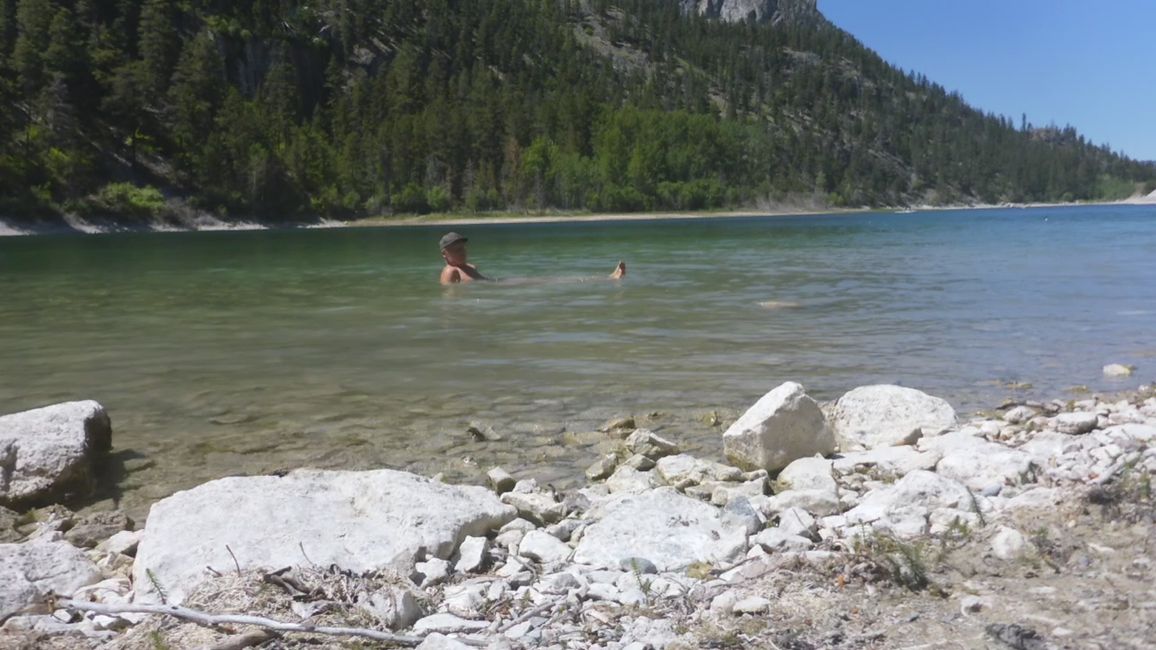 Baignade dans Marble Canyon