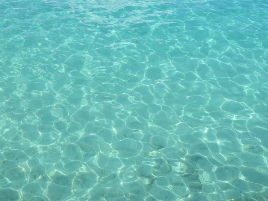Eau turquoise