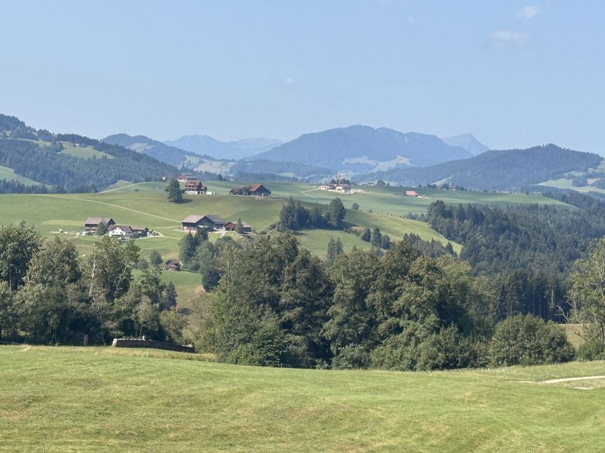 View from the historic inn Meinrad