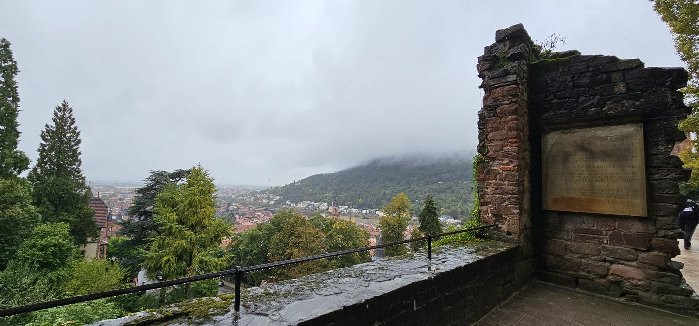 Heidelberg - an experience even in the rain!