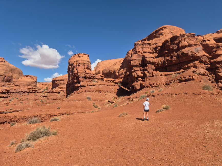 Chemin vers le Monument Valley