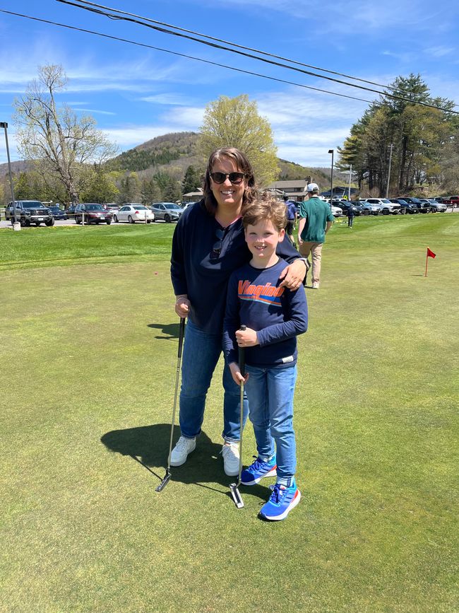 Donnerstag: SUNY Delhi College, Golfspielen und Besuch bei Terry