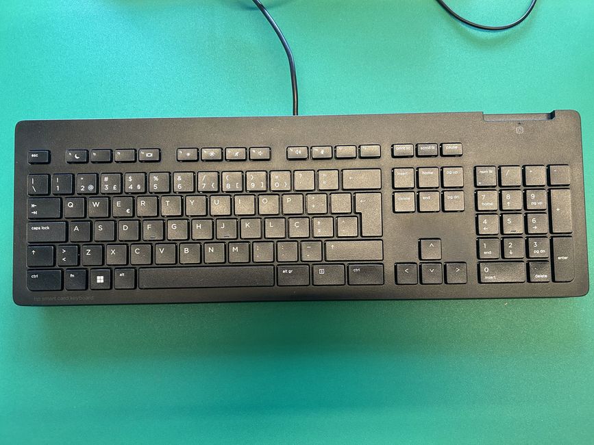 Ungewohnt: portugiesische Tastatur