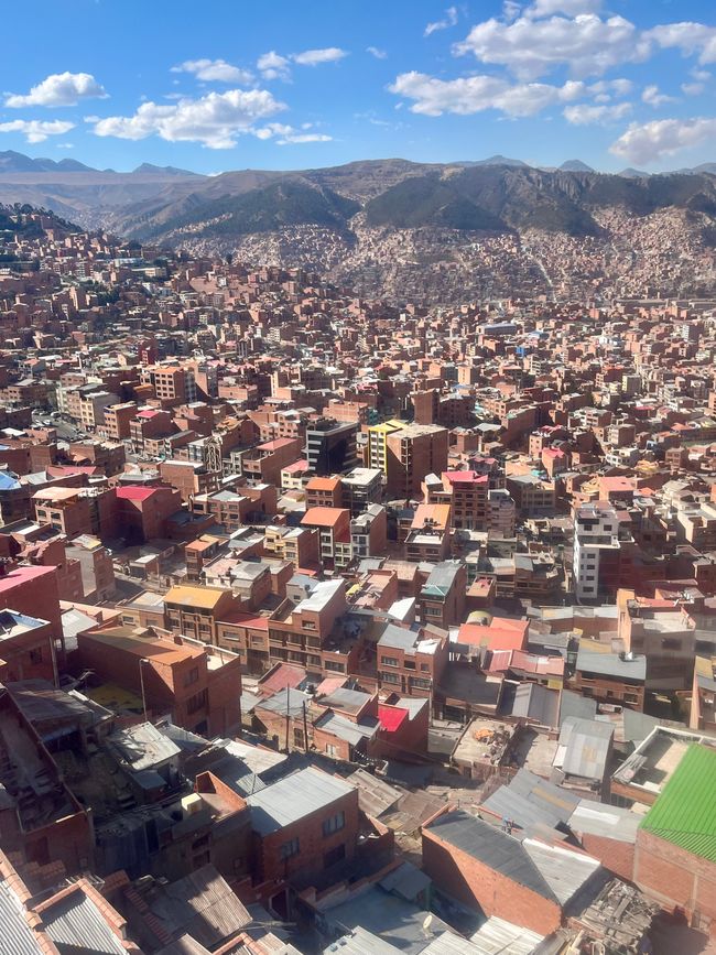 La Paz from the Teleferico