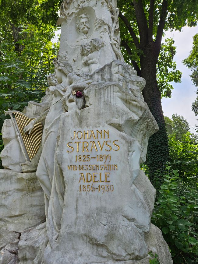 Das Grab von Johann Strauss 