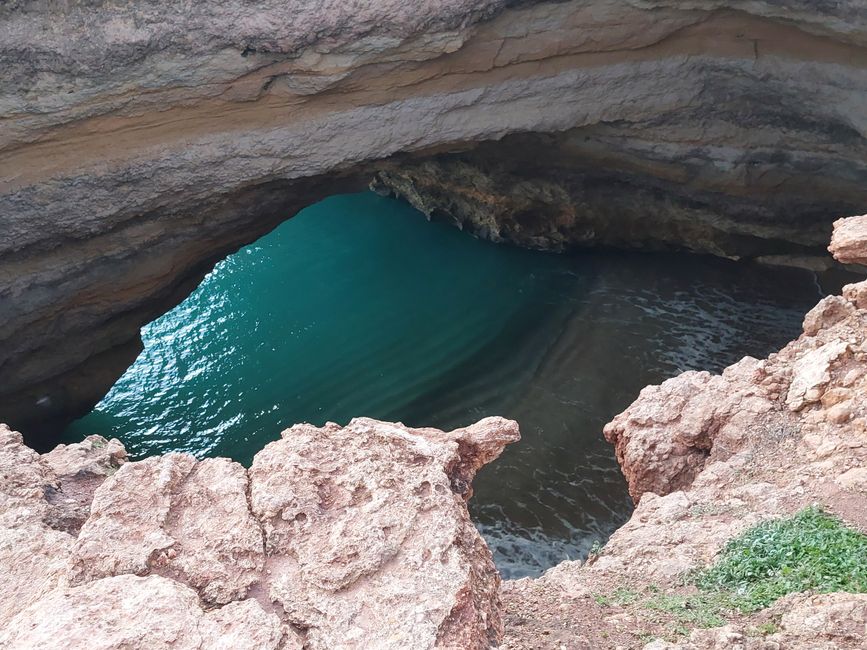 Blick in die Benagil-Höhle