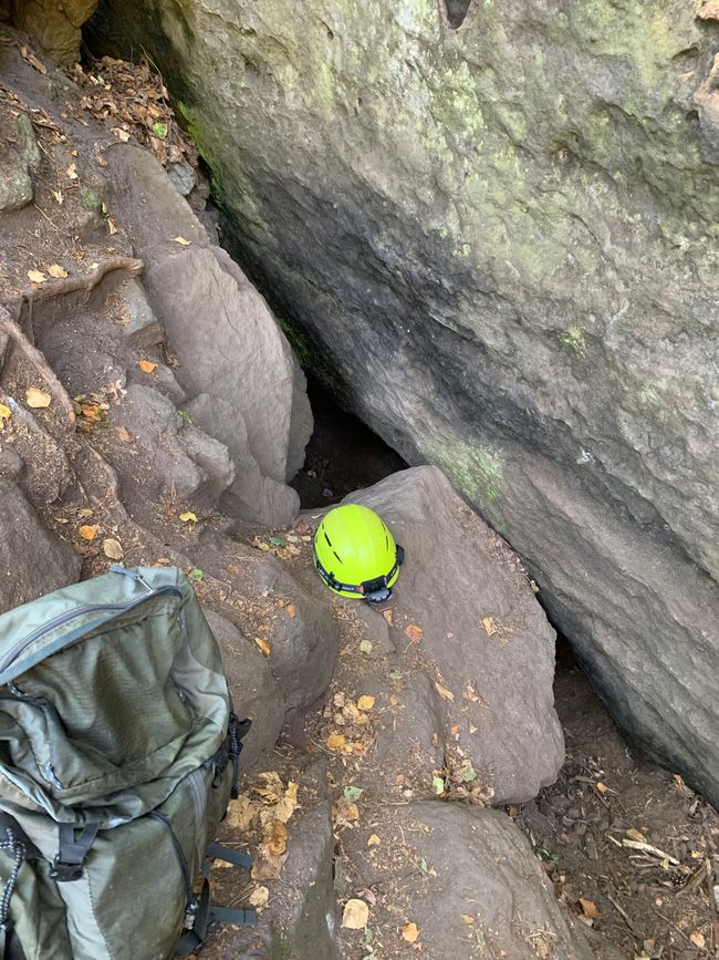 Höhlenexkursion und Wandern in der Sächsischen Schweiz