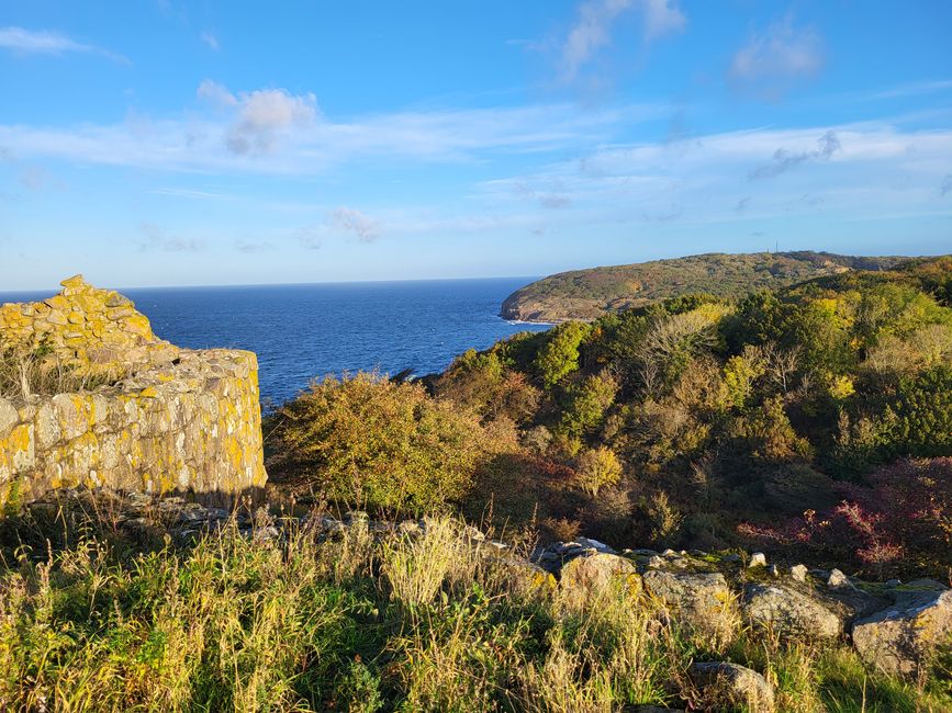 Ausblick Burg Hammershus