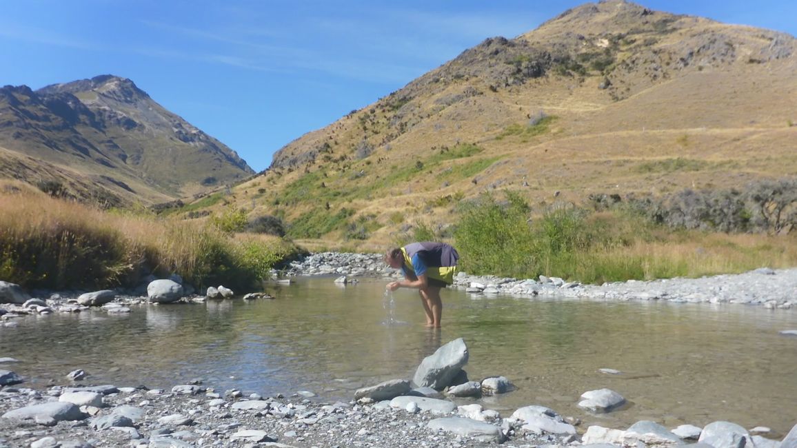 Rafraîchissement au ruisseau