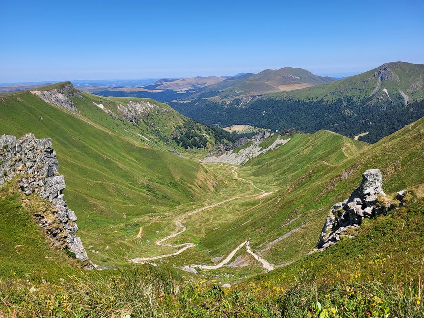 Wanderung vom Puy de Sancy zum Pic du Capucin