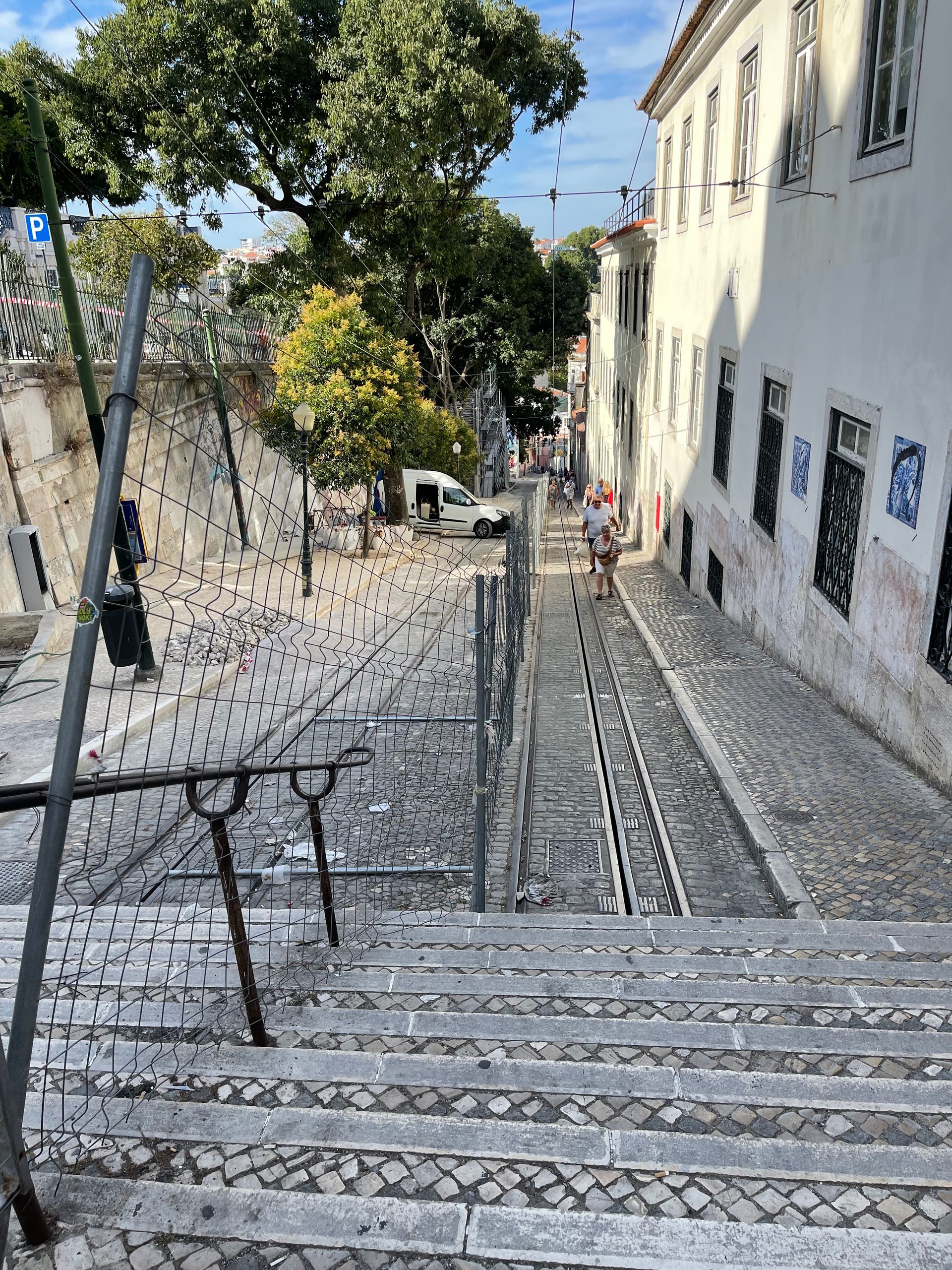 Qui passava la funicolare avariata