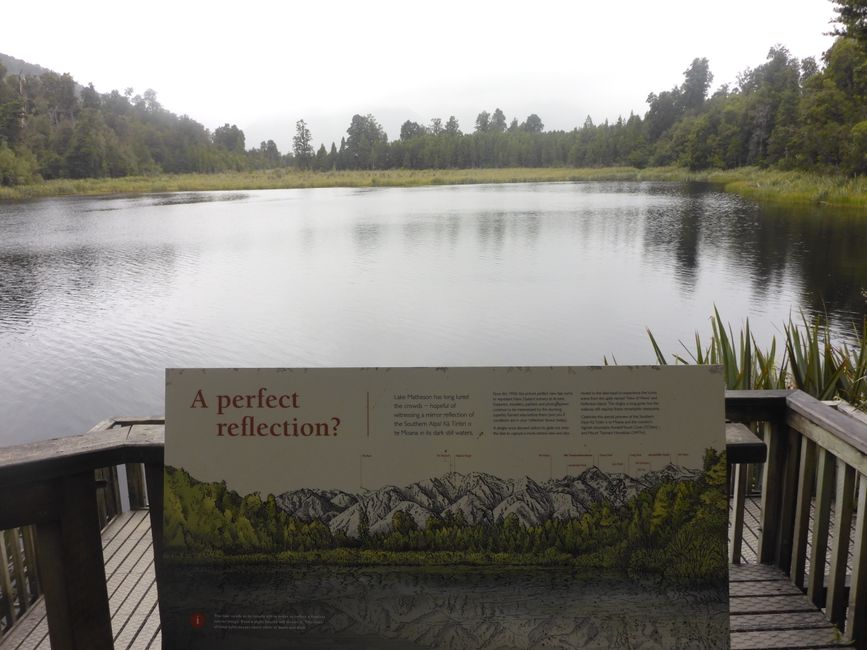 Lac Matheson sans réflexion 
