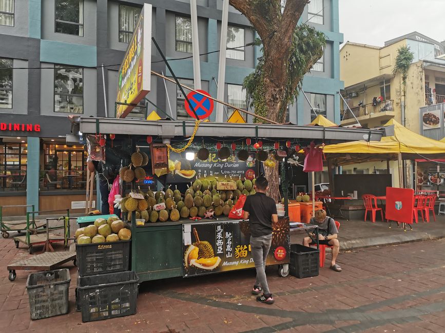 ... stand de durian ..