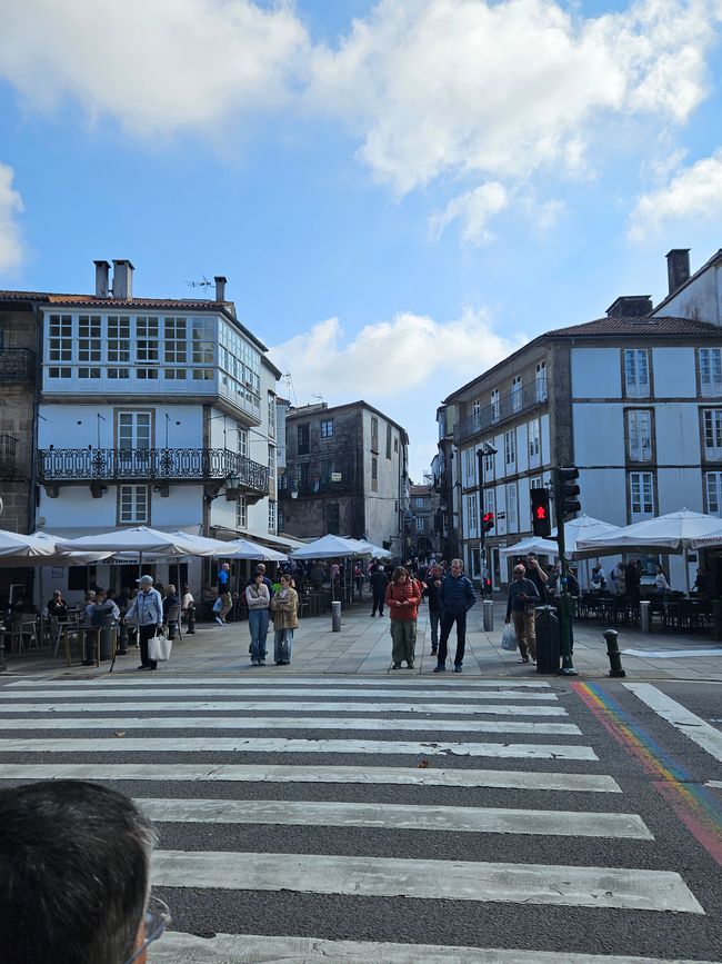 En las afueras del centro de la ciudad 