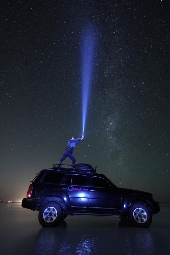 El desierto de sal en Bolivia