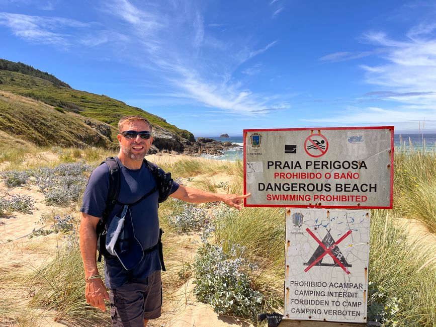 Las olas y las corrientes en las bahías no deben subestimarse en absoluto