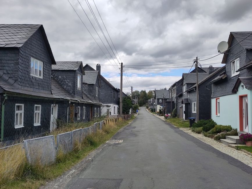 'Slate villages' - here, for example, Brennersgrün