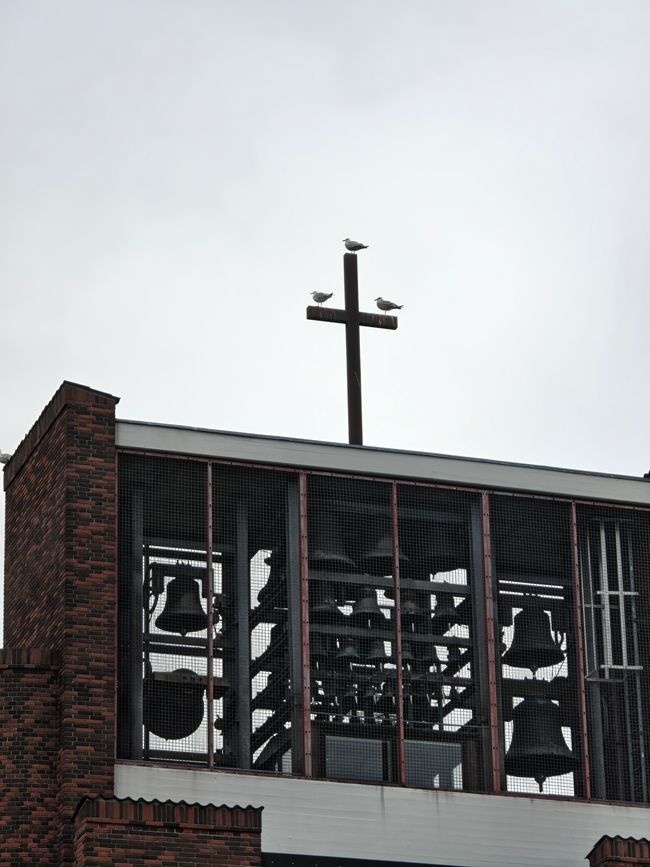 Das Glockenspiel der Kirche 