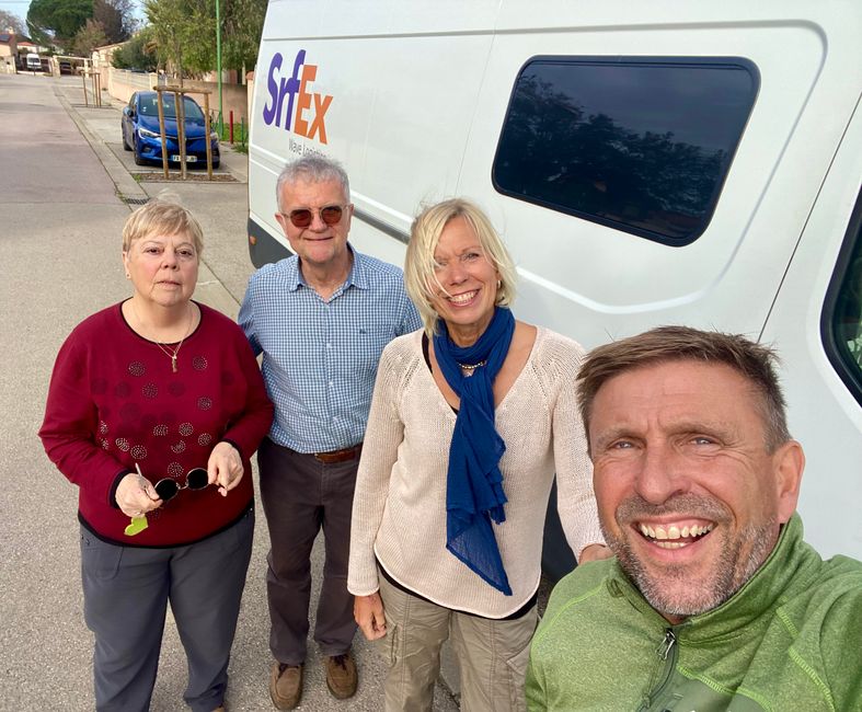 Wir besuchen Martine und Jean-Louis in Perpignan - wir kennen uns aus Marokko