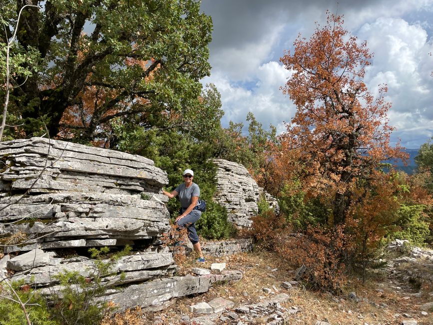 Por el sendero hacia el mirador de Oxy