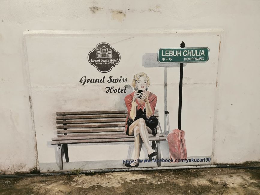 Viaggio verso l'isola di Penang e visite turistiche a Georgetown