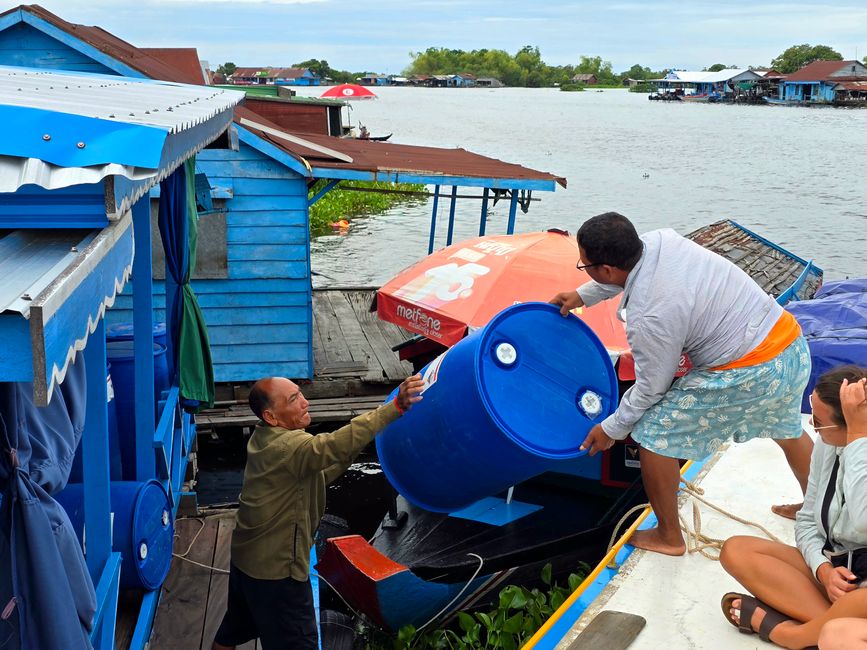 Von Siem Reap über den Tonle-Sap-See nach Battambang