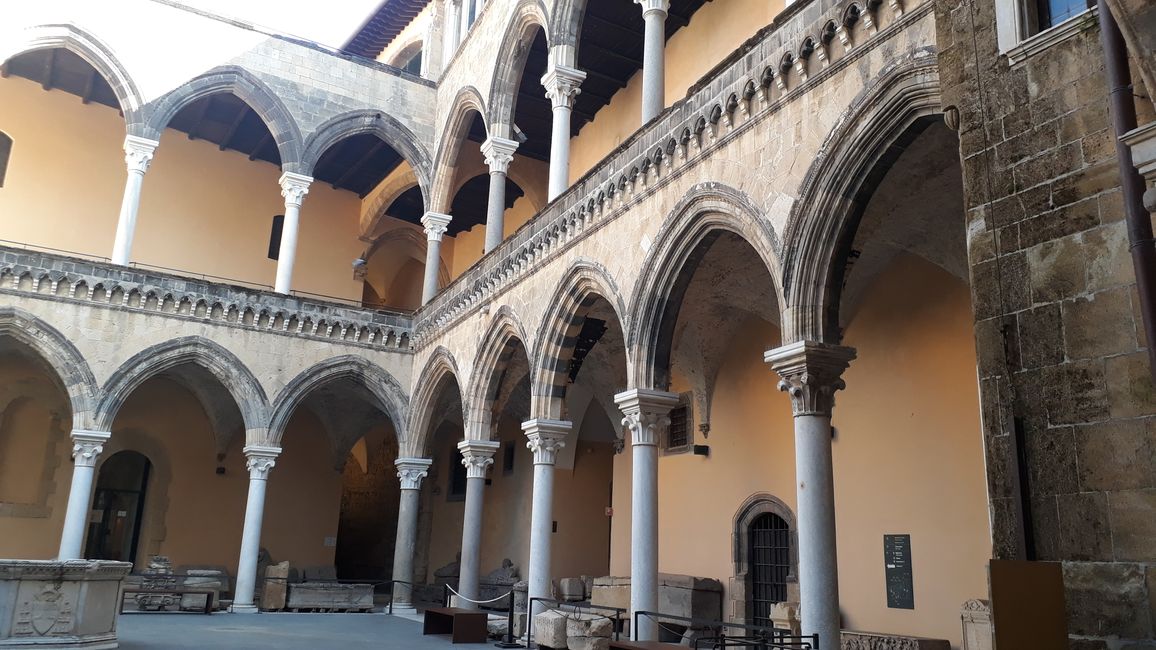 Entrance to the Archaeological Museum in Tarquinia
