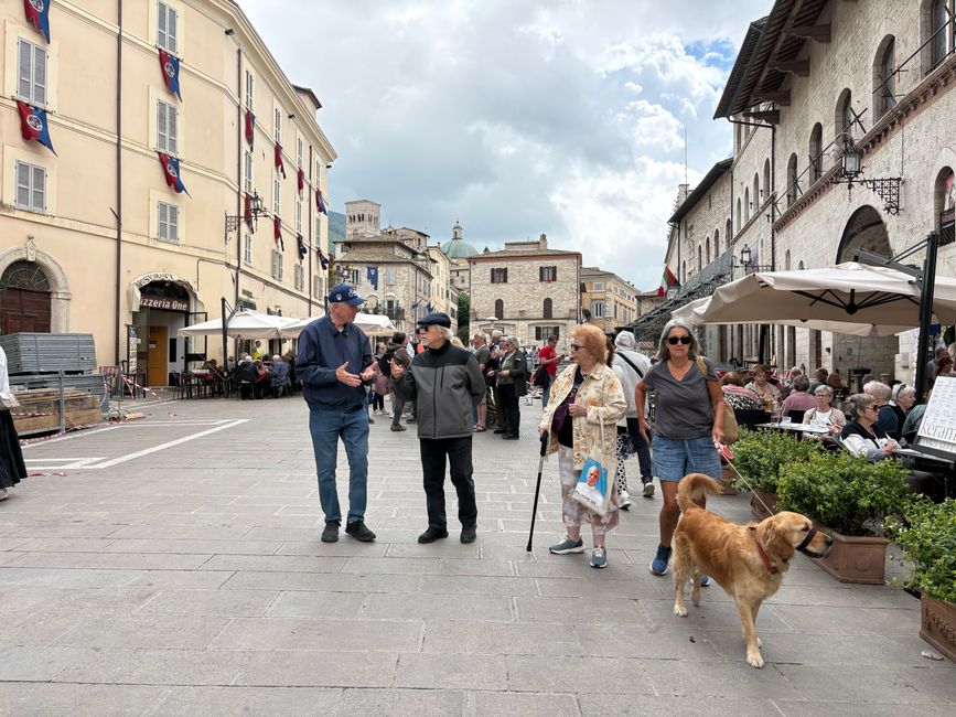 Montag in Assisi, Dienstag Reisetag
