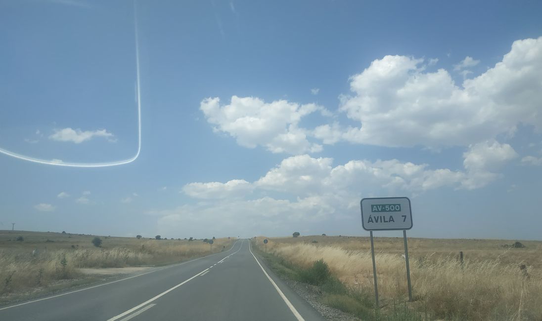 Photos from my car of Ávila (Castilla y León, Spain) (July 2024)