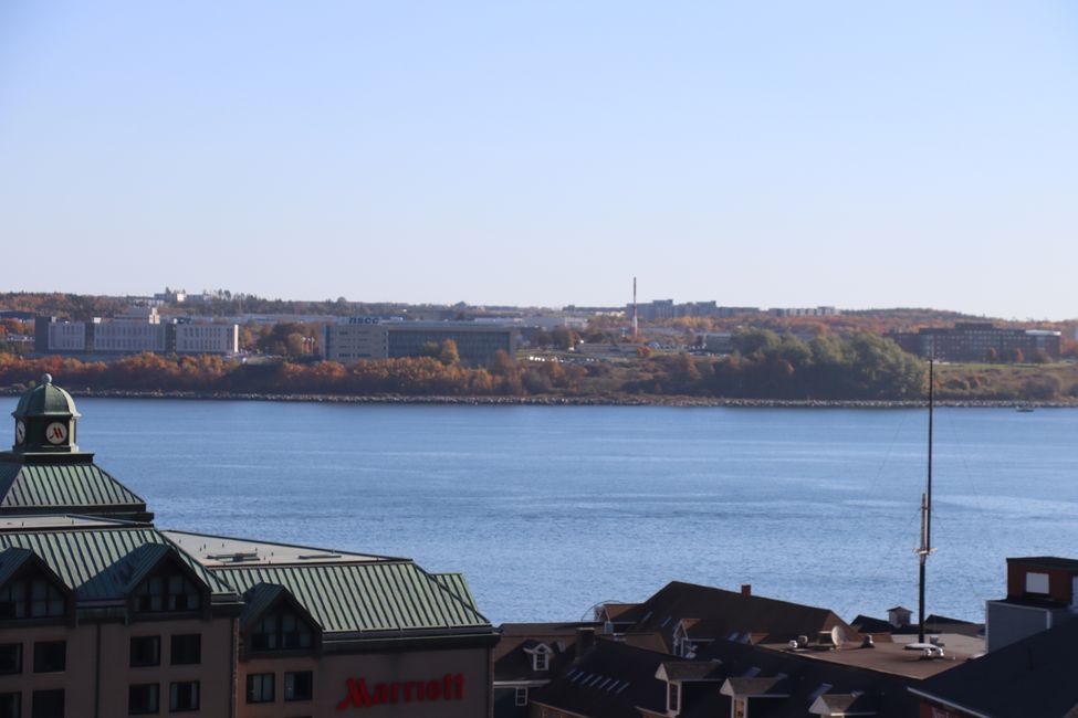 Blick vom Hotelzimmer