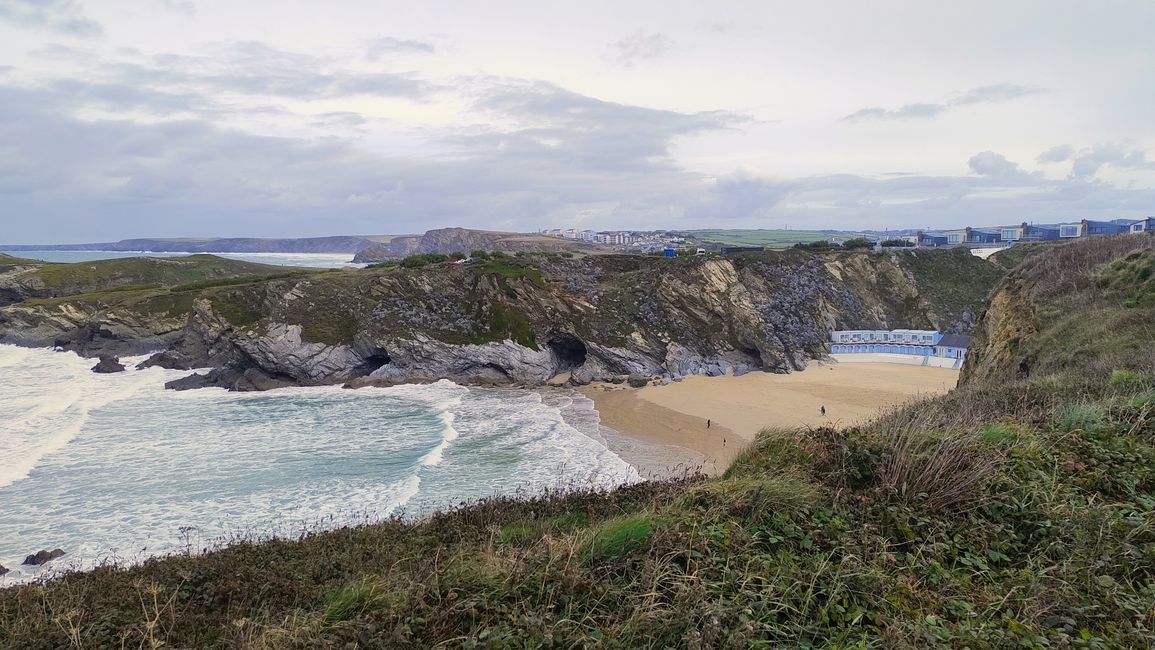 Newquay Lusty Glace Beach